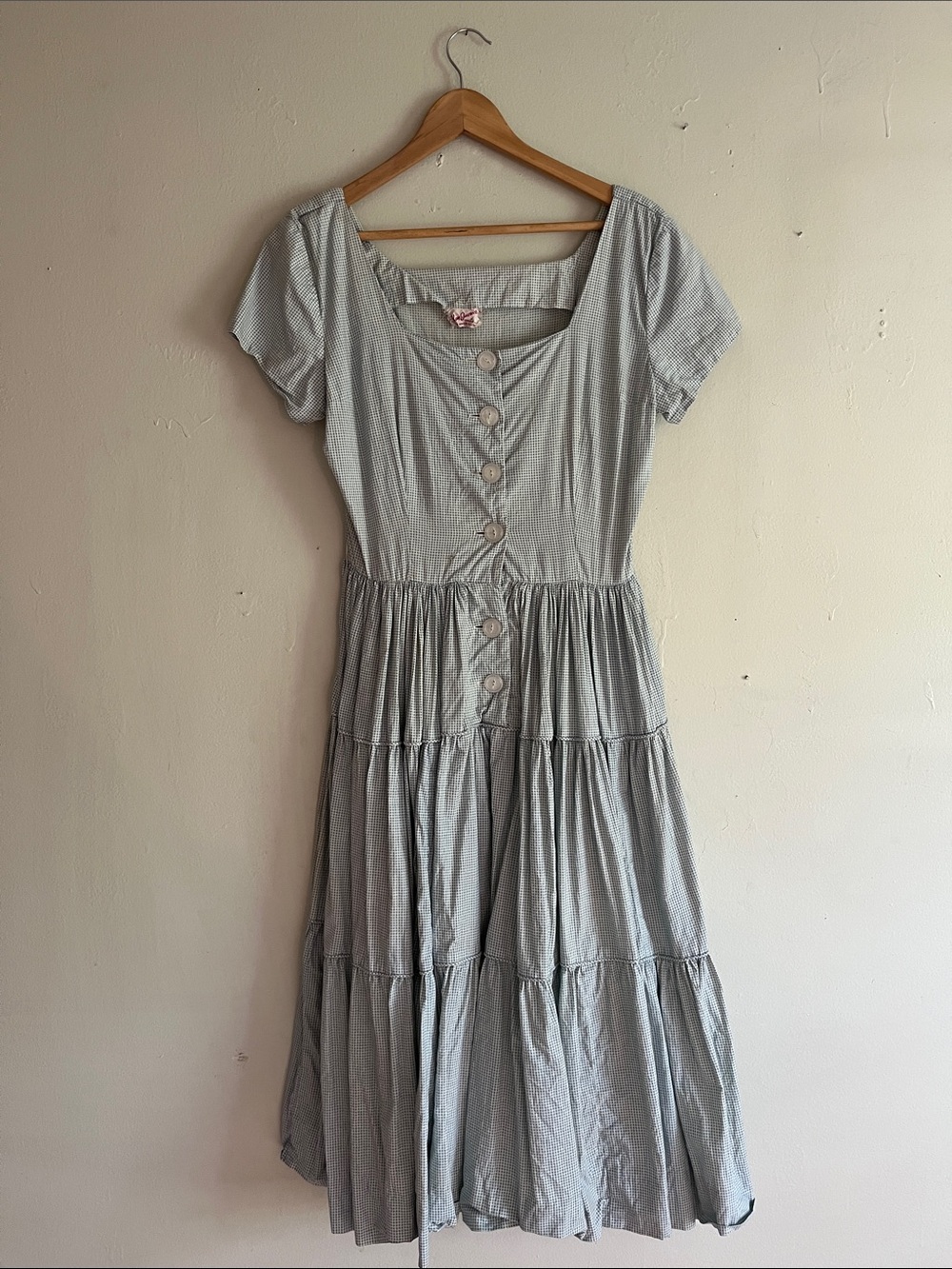1950’s PLAID COTTON DRESS